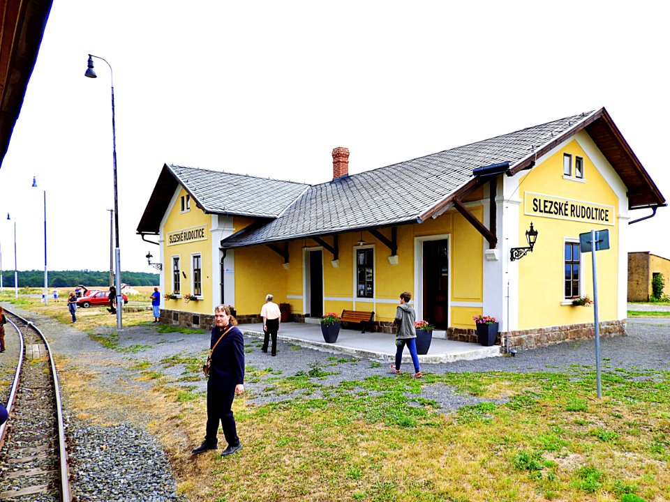 Stacyjka w Slezskich Rudolticach