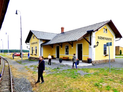 Stacyjka w Slezskich Rudolticach