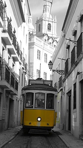 Historic center lisbon architecture
