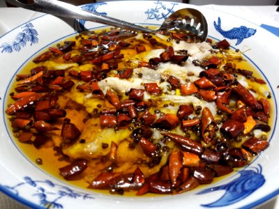 Fish in Pfeffer- und Chili-Öl, Sichuan-Stil