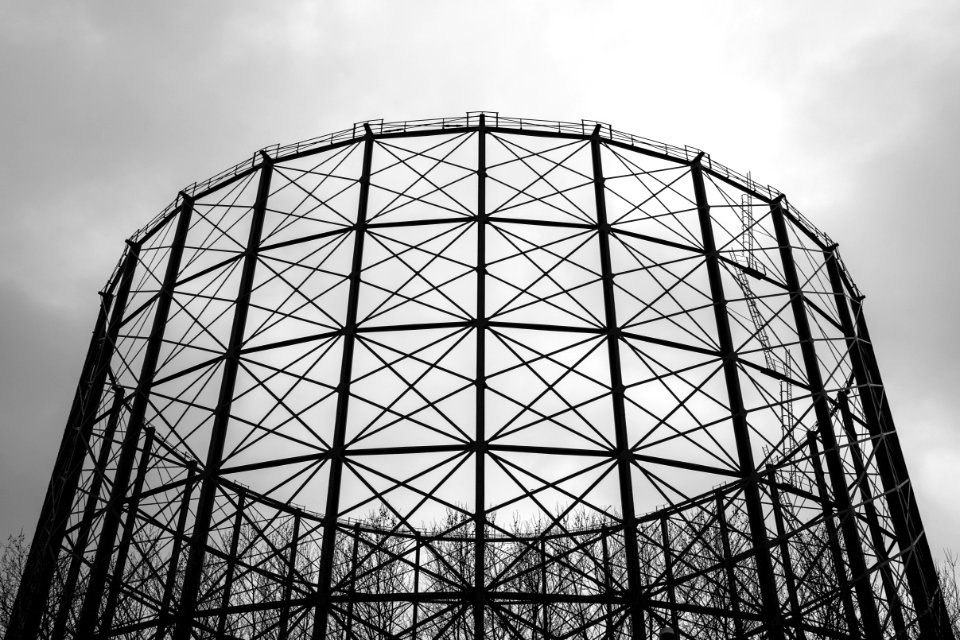 East Greenwich No.1 gas holder (South Metropolitan Gas Company, 1886)