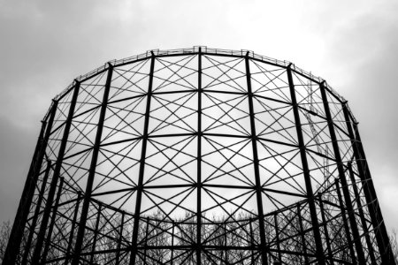 East Greenwich No.1 gas holder (South Metropolitan Gas Company, 1886)