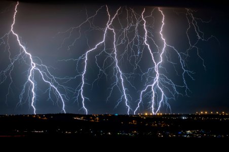 Lighting barrage