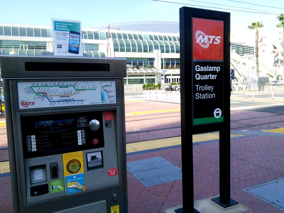 Downtown San Diego - Gaslamp Quarter Trolley Station