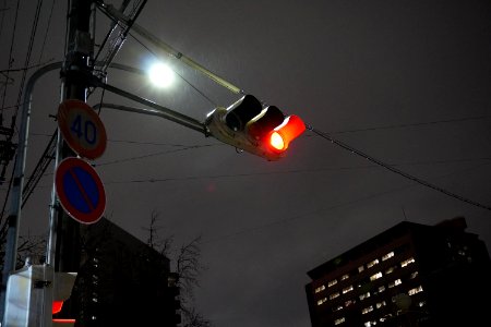 A rainy night
