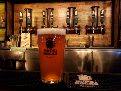 Lokales Craft IPA vom Fass