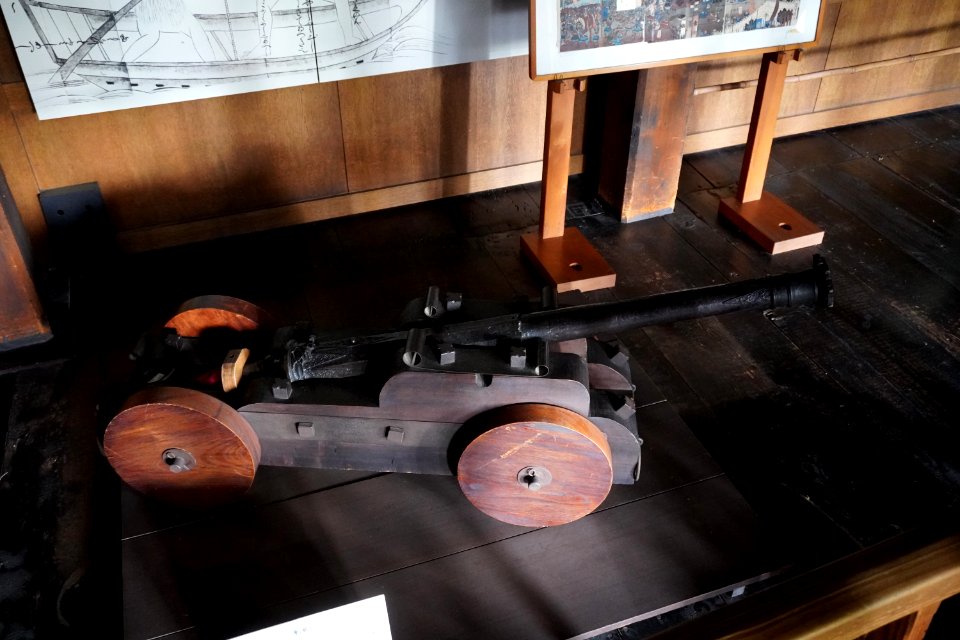 Old japanese cannon