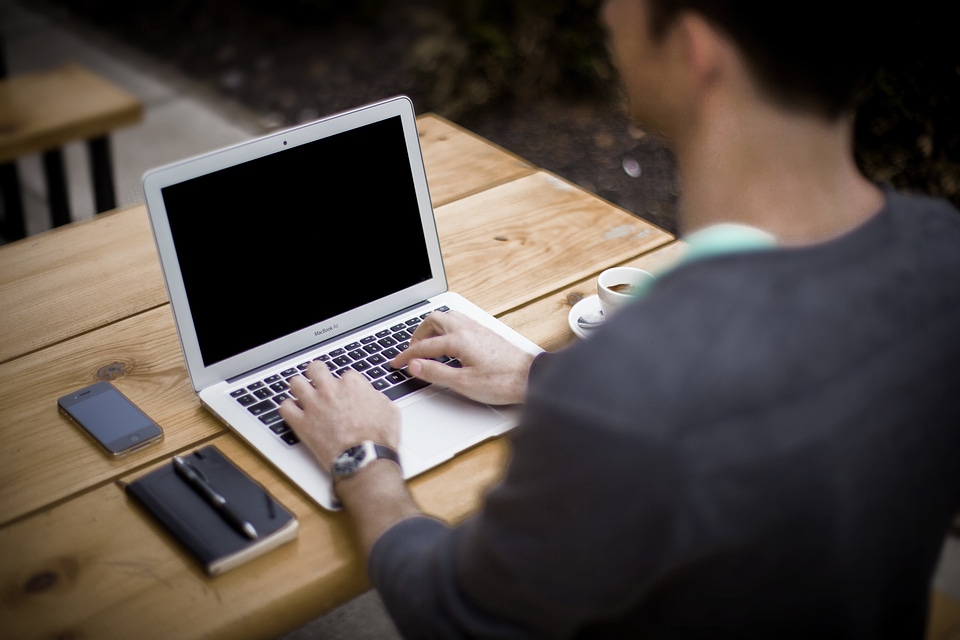Business notebook macbook air