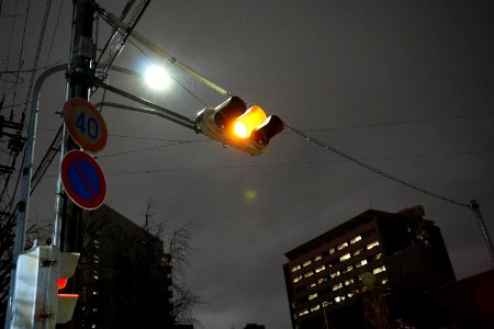 A rainy night photo