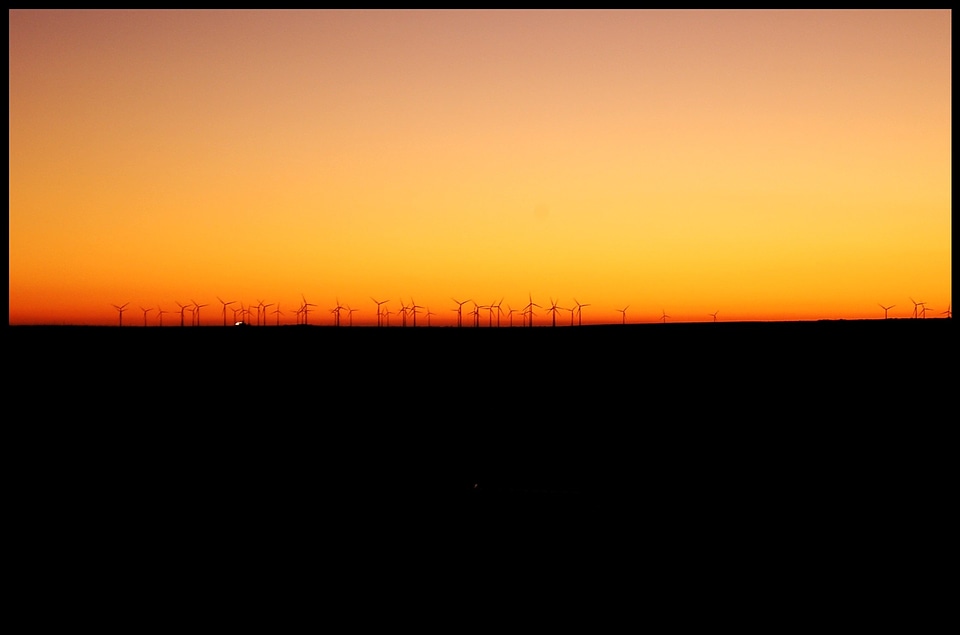 Horizon sunset sky at sunset