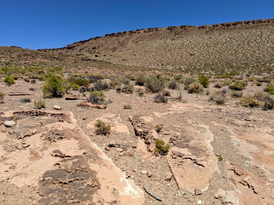 Volcanic tablelands. Do we call this tafoni?