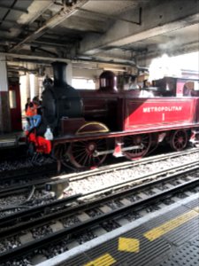Steam Train on the London Underground photo