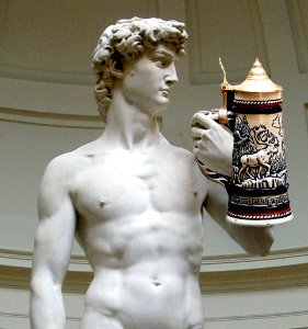 A toast to Michelangelo