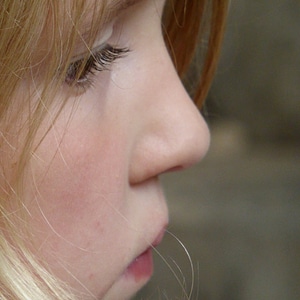 Child nose eyes photo