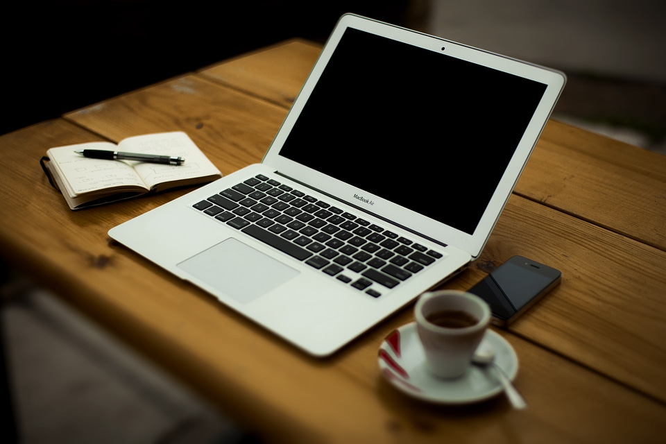 Business notebook macbook air