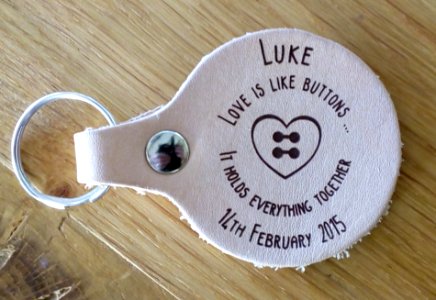 Leather Tags or Keyrings 19