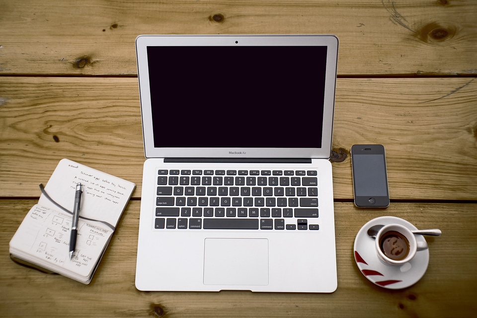 Business notebook macbook air