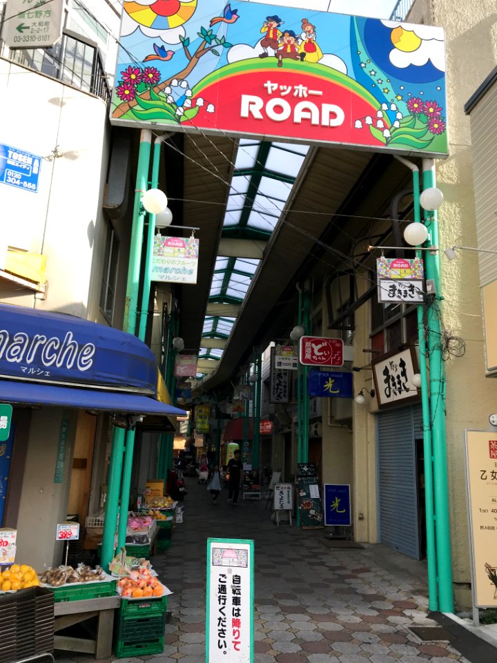 Covered mall in Tokyo