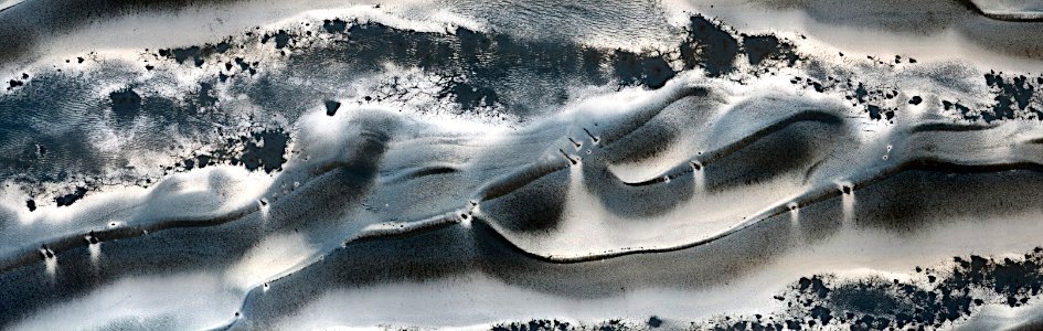 Mars - Defrosting of Richardson Dunes