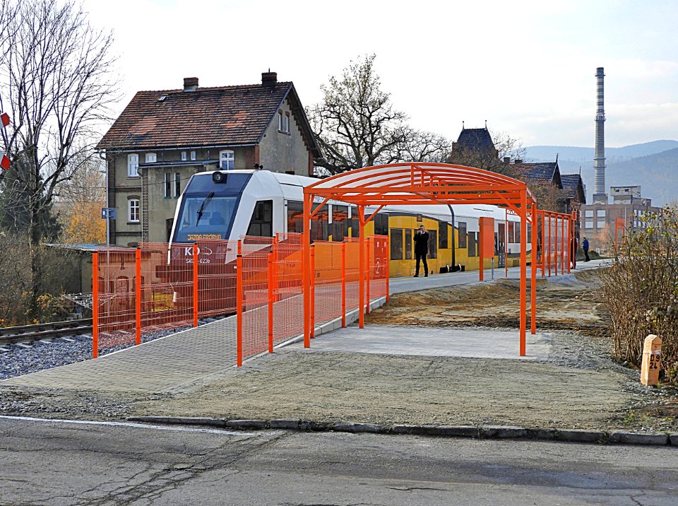 Wiata dla rowerów w Bielawie Zachodniej