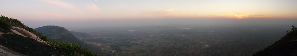 Panoramic View from Nandi Hills