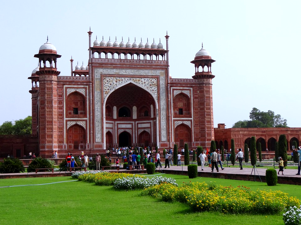 Taj Mahal Darwaza-i-rauza Inside View The Great Gate