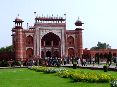 Taj Mahal Darwaza-i-rauza Inside View The Great Gate photo
