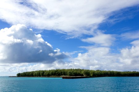 Looking south from the north side of the harbor entrance