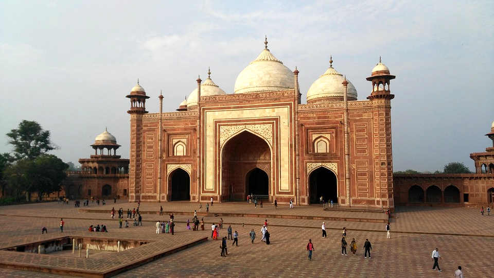Duplicate India Unesco Taj Mahal Agra Mosque photo