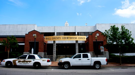 Hall County Courthouse Annex (far)