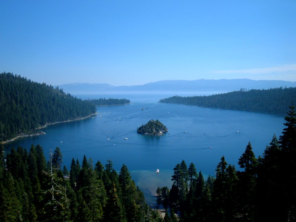 Emerald Bay and Fannette Island