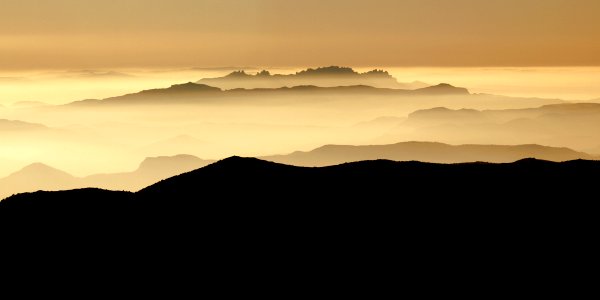MONTSERRAT DESDE EL MONTSENY