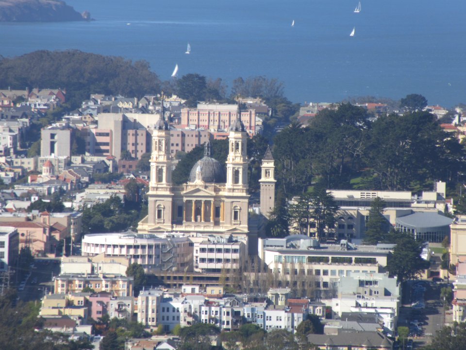 St. Ignatius Church from Twin Peaks