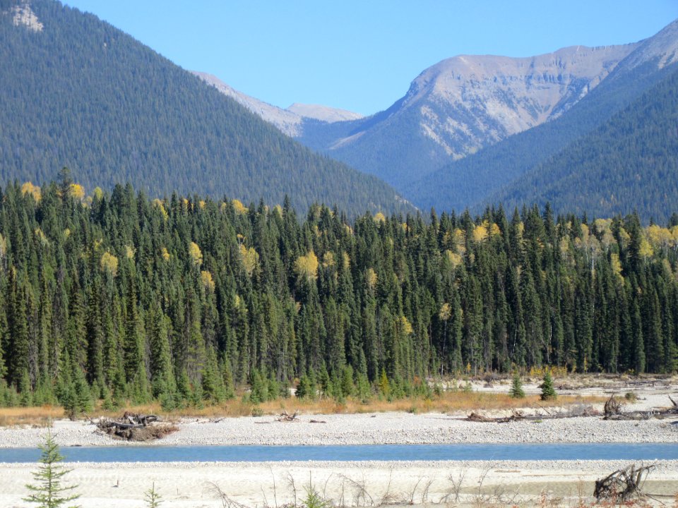 Kootenay River and Mountains