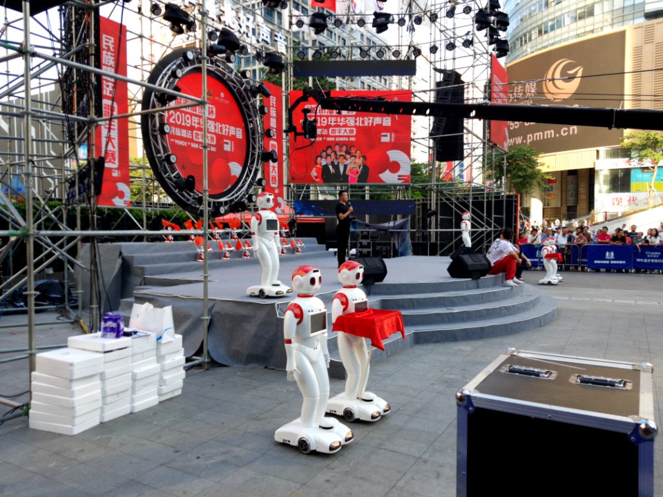 Patriotische Roboter