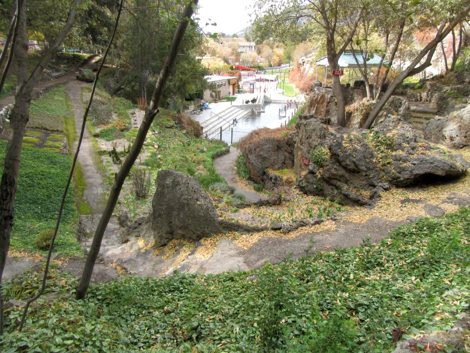 Lava Hot Springs Sunken Garden