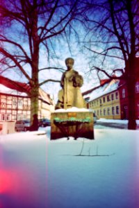 Fountain - Pinhole photo