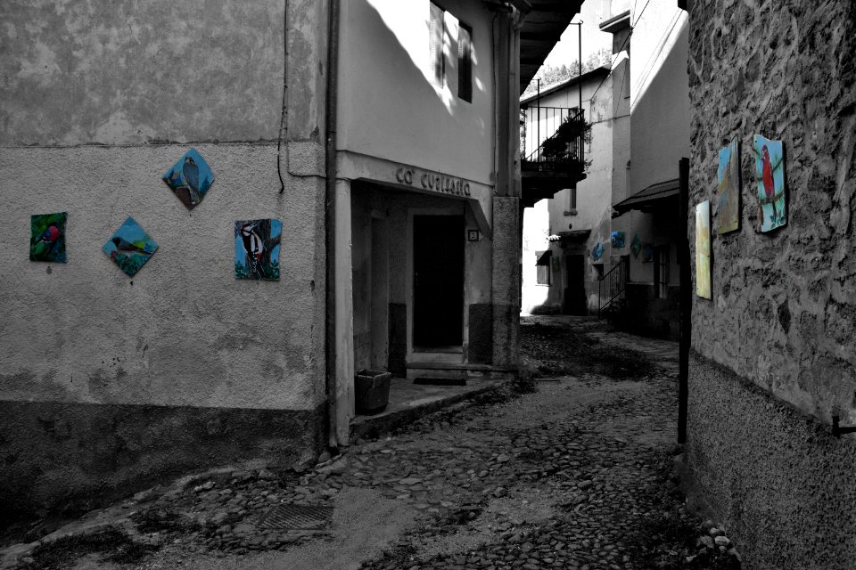 The painted village