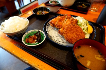 Sanzoku-yaki with korokke