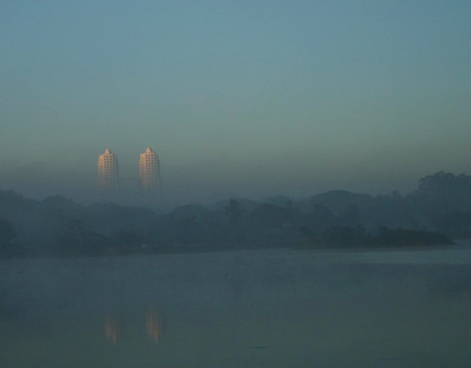 Fog Early morning trip to Nandi hills