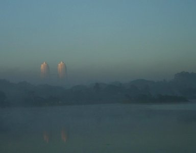 Fog Early morning trip to Nandi hills