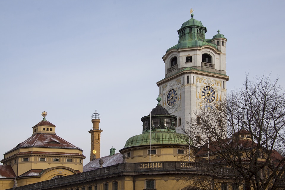 Neo baroque art nouveau tower