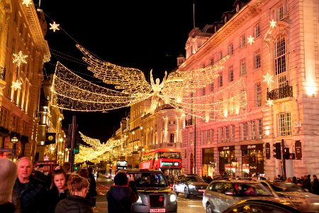 Regent street Christmas lights photo