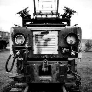 Old Mine Engine - Analog photo