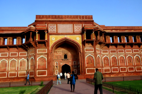 Jahangir Mahal Agra Fort Unesco Heritage Entrance