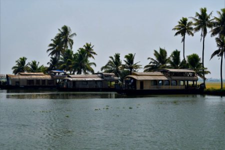 Backwaters trip on Lake Vemdanad Kerala photo