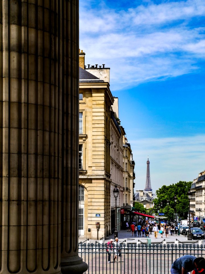 La Tour Eiffel depuis le Panthéon