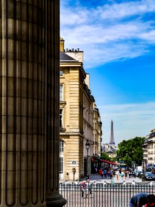 La Tour Eiffel depuis le Panthéon