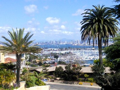 View over San Diego Bay photo
