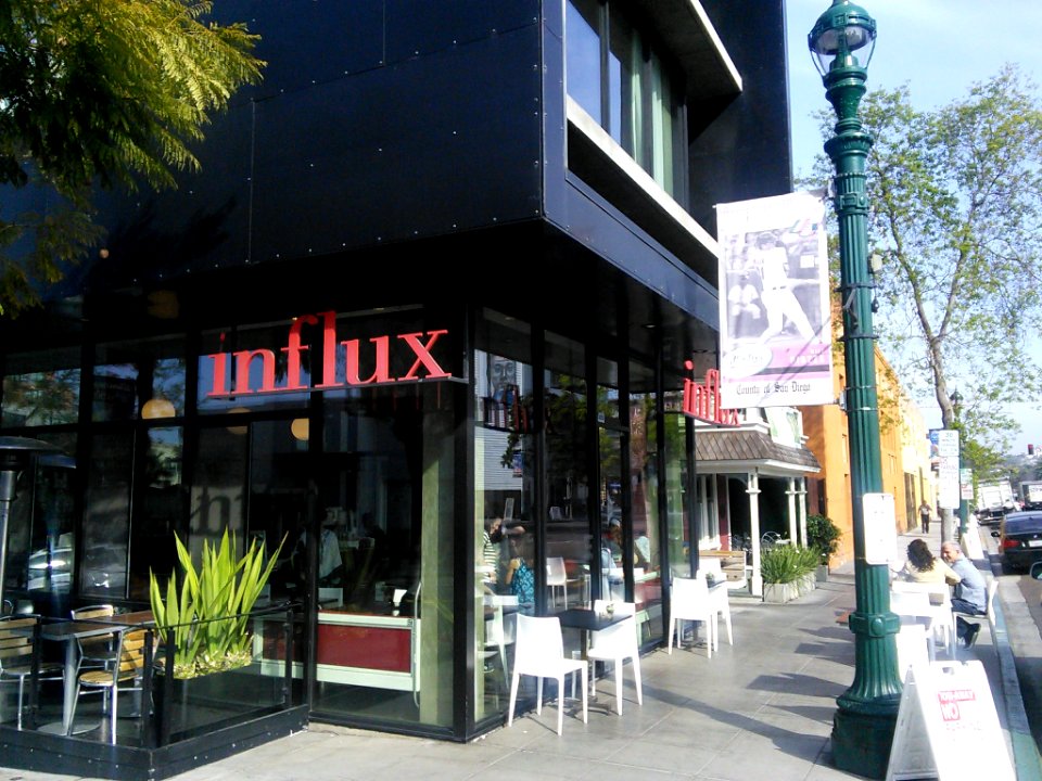 Downtown San Diego - Little Italy cafe